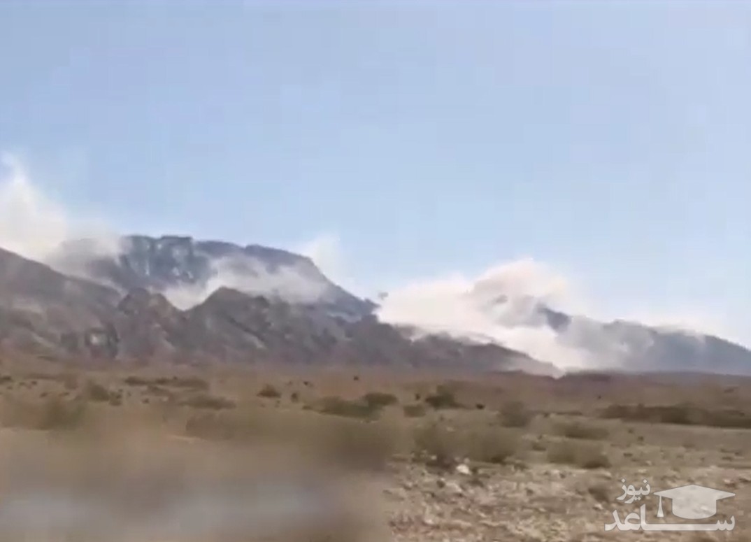 (فیلم) ریزش کوه نمک جاشک بوشهر بعد از زلزله 5.9 ریشتری