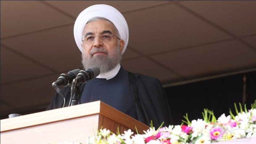 (فیلم) شعاری که مردم هنگام سخنرانی روحانی سر دادند