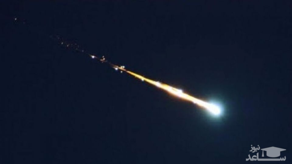 (فیلم) لحظه خوف انگیز عبور شهاب سنگ غول پیکر از آسمان