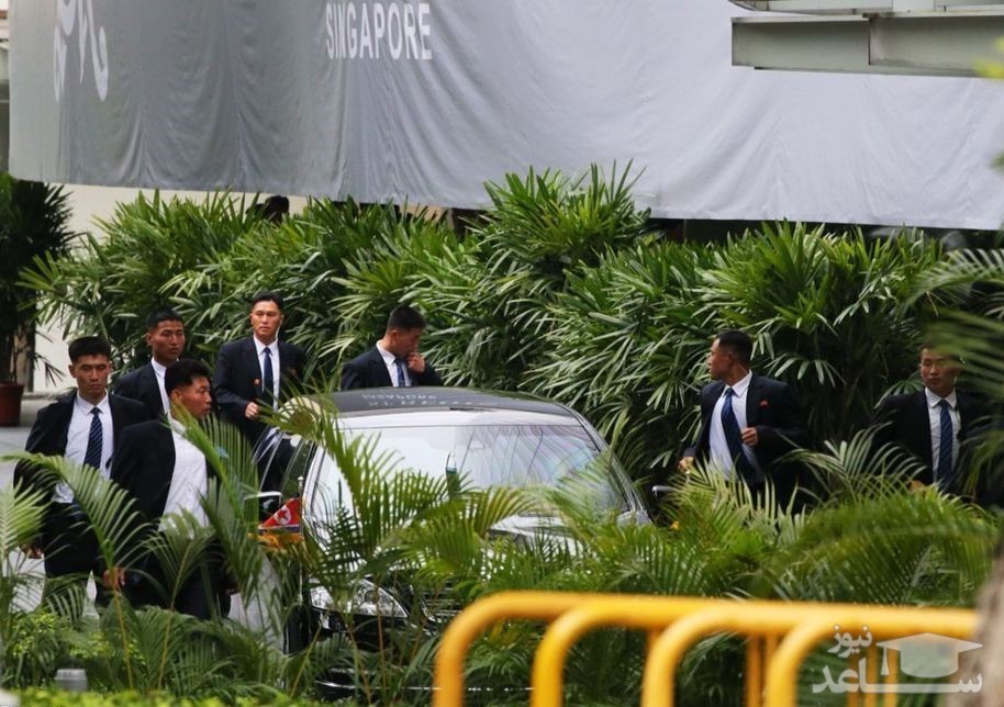 (تصاویر) ورود رهبر کره‌شمالی به سنگاپور تحت تدابیر شدید امنیتی