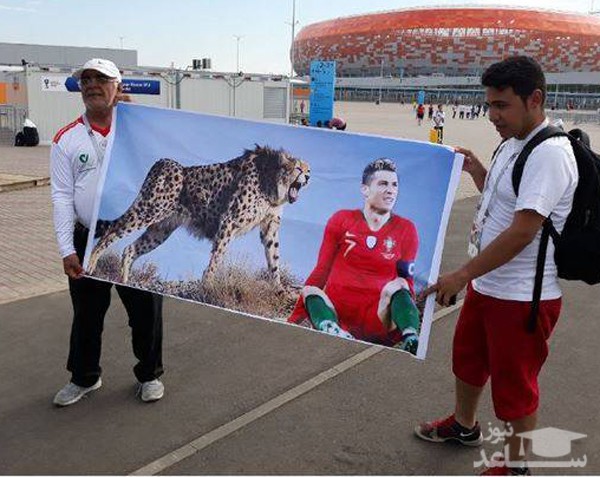 تصاویری از تقابل هواداران ایرانی و پرتغالی در روسیه
