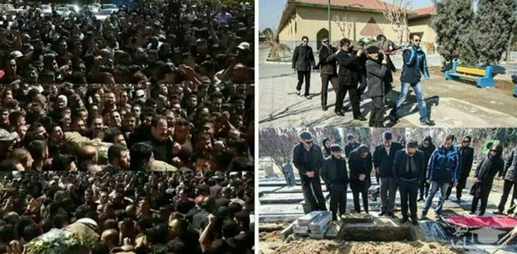 (عکس) مقایسه دو مراسم خاکسپاری در ایران!