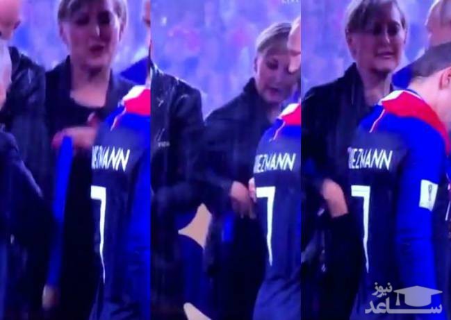 (فیلم) سرقت مدال طلای جام جهانی توسط زنی که کنار پوتین بود!