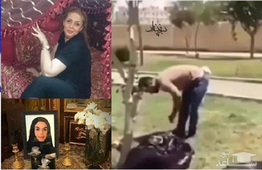 (فیلم) قتل زن جوان در جلوی دادگاه اسلامشهر به خاطر درخواست طلاق
