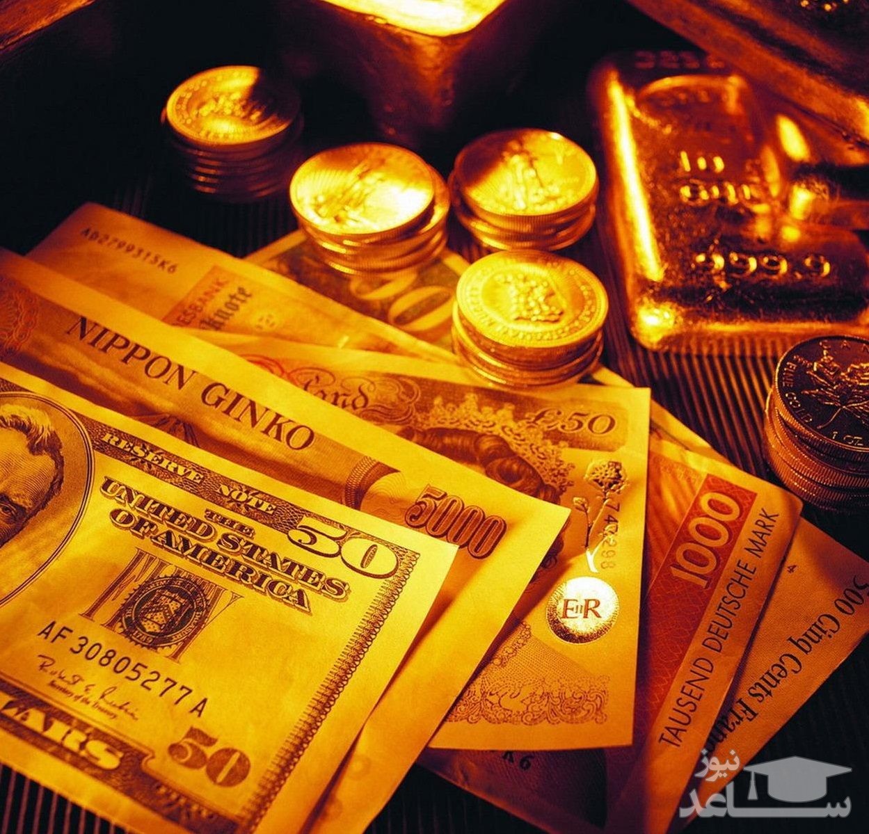 قیمت طلا و دلار در بازار امروز / 25 مرداد 97