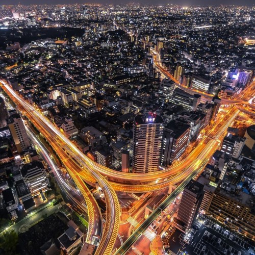 عکس زیبا از شهر بدون زباله در ژاپن