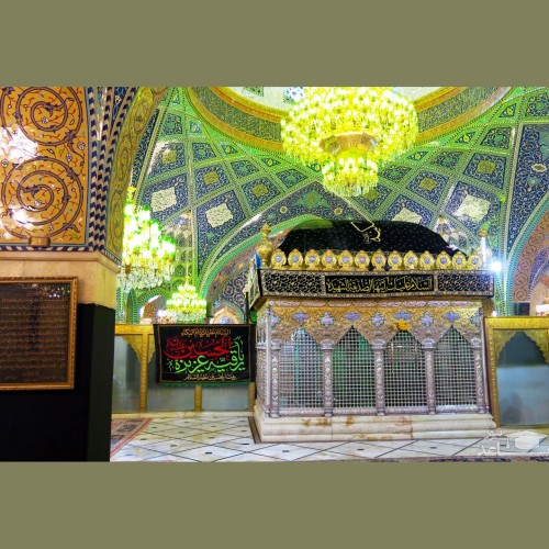 عکس زیبای گل‌آرایی مرقد مطهر حضرت رقیه (س)