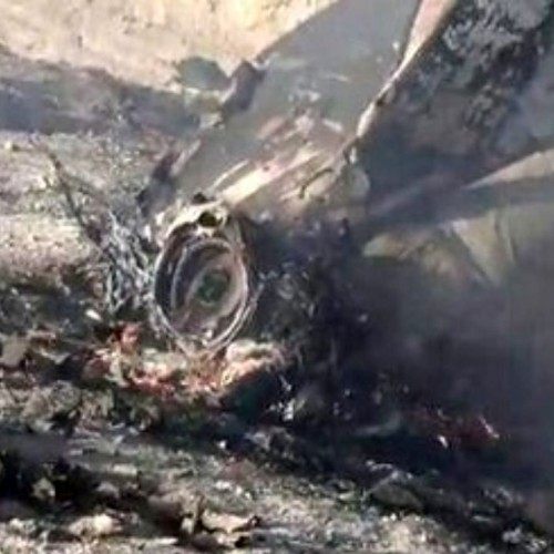 اولین فیلم از سقوط هواپیمای جنگنده در تبریز