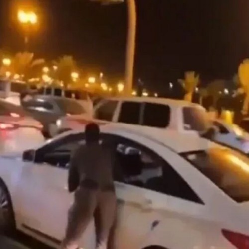 (فیلم) اقدام شجاعانه پلیس برای دستگیری راننده متخلف 