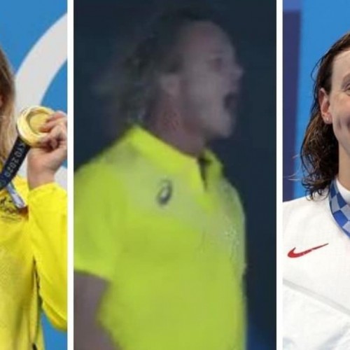 Ariarne Titmus’ coach best reaction of all time to her 400-meter freestyle gold medal win
