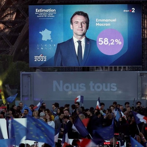 آشوب در پاریس در پی اعلام نتایج/ماکرون: رئیس جمهور همه فرانسوی‌ها خواهم بود/ واکنش‌های جهانی