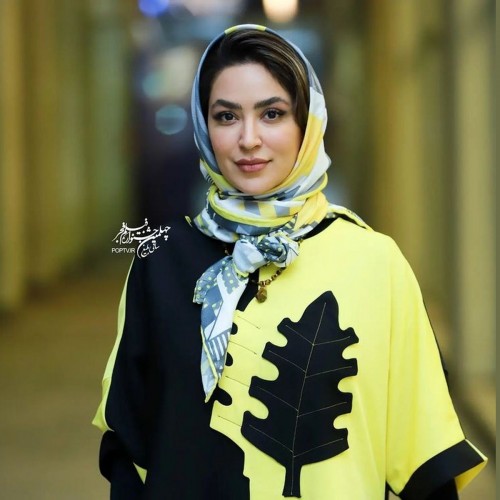 استایل جذاب فریبا طالبی با سه رنگ پرچم ایران