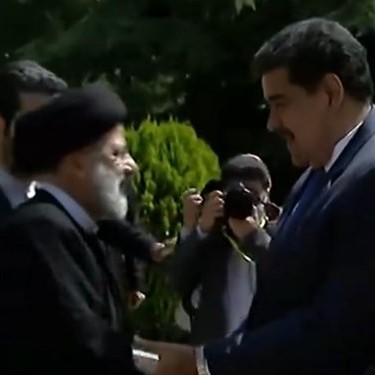 استقبال رسمی آیت‌الله رئیسی از رئیس جمهور ونزوئلا