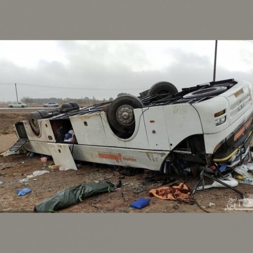 اتوبوس خبرنگاران در آذربایجان غربی واژگون شد