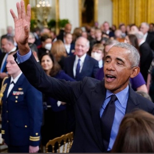 (فیلم) بی‌محلی به بایدن در کاخ سفید هنگام حضور اوباما