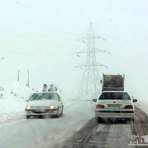 برف و باران در جاده‌های ۲۳ استان کشور/ ترافیک پرحجم در ۴ محور و افزایش ترددهای بین‌شهری