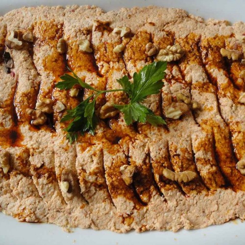 Circassian Chicken or  Çerkez tavuğu: a Flavorful Appetizer with Simple Ingredients