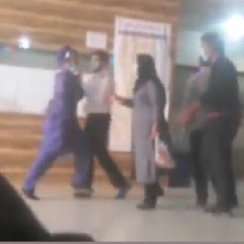(فیلم) درگیری و برخورد فیزیکی حراست در بیمارستان دزفول