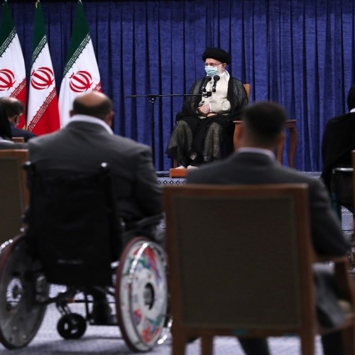 دیدار رهبر انقلاب با قهرمانان ایران در المپیک و پارالمپیک توکیو