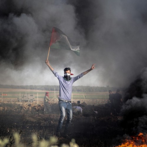 (عکس) دستگیری وحشیانه یک نوجوان فلسطینی
