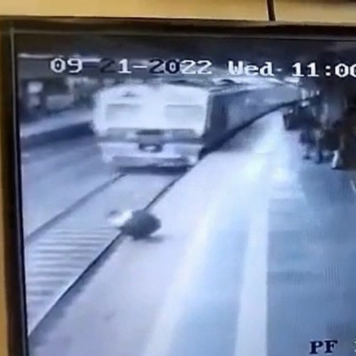 (فیلم 18+) فردی که سرش را در مسیر حرکت قطار گذاشت!
