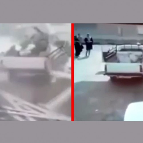 (فیلم) انفجار پمپ گاز در تبریز