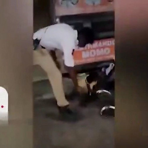 (فیلم) اقدام جالب پلیس هندی، اشک همه را درآورد!