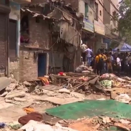 (فیلم) تخریب مغازه‌های مسلمانان در دهلی نو
