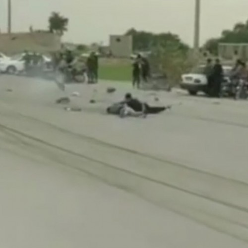 (فیلم) تصادف وحشتناک دو موتور سیکلت در بوشهر
