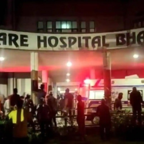 गुजरात के भरूच के कोविद अस्पताल में आग लगने से अठारह की मौत