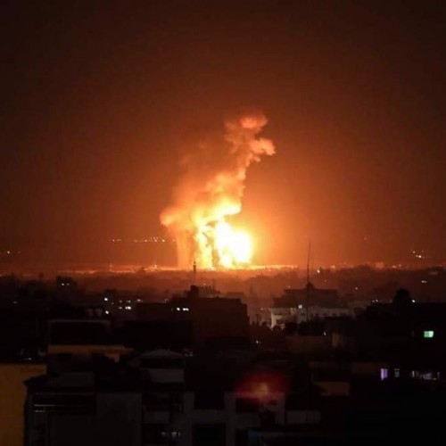 Hamas initiates air defense fire after intense, diverse Israeli attacks