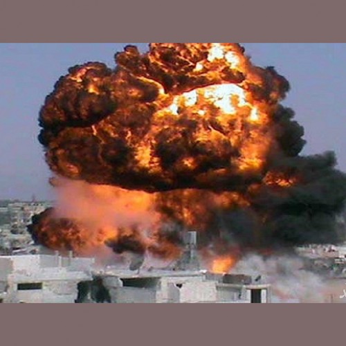 هلاکت ۱۰ تروریست در انفجار انبار اسلحه در ادلب سوریه