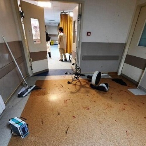 حمله اراذل و اوباش به مرکز اورژانس بیمارستان اهر