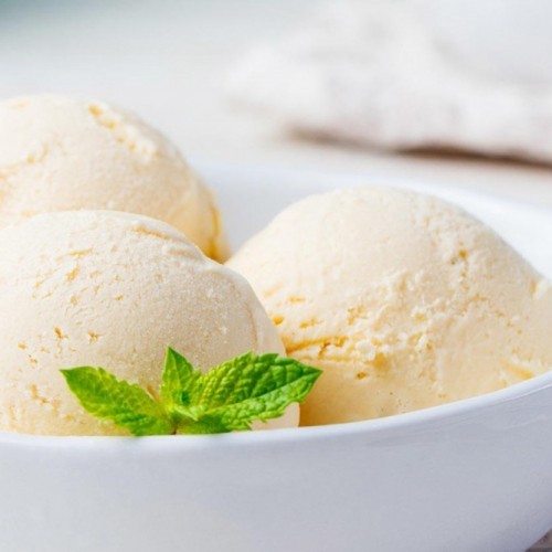 Homemade Vanilla Ice-cream: Kids Enjoy It Very Much in Summer Days