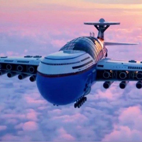 (فیلم) هتل هوایی لوکسی که می‌تواند سال‌ها در هوا معلق بماند!