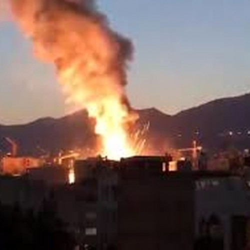 لحظه هولناک انفجار مرکز درمانی سینا که تهران را داغدار کرد