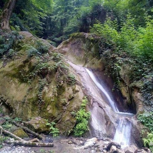 Iran Nature: Kuhmian  Waterfall of Azadshahr