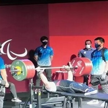 Iran Wins 1st Silver Medal in Powerlifting of Tokyo 2020 Paralympics