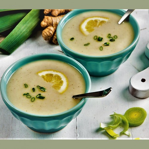 ईरानी ऐपेटाइज़र: लीक सूप (हरी प्याज का) सूप
