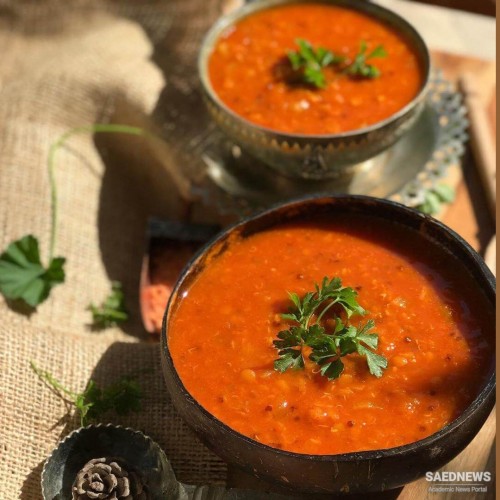 Iranian Appetizers: Lentil Soup, an Iron Rich Stew