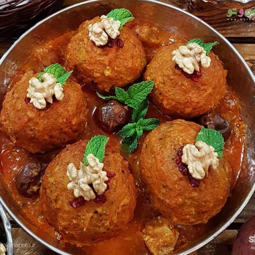 Iranian Main Courses: Koofteh Tabrizi (Turkish Meatball)