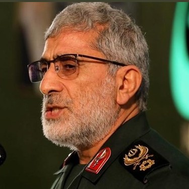 IRGC Qods Force Commander एस्माईल कानी : ईरान इजरायल के खिलाफ फिलिस्तीन के लिए मजबूत समर्थन जारी रखेगा