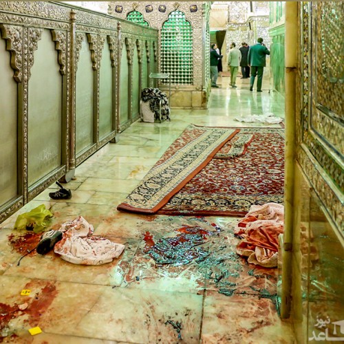 جدیدترین ویدیو از لحظه ورود مهاجم تروریست و به رگبار بستن زائران در شاهچراغ شیراز