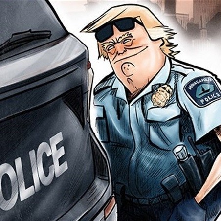 کاریکاتور های مفهومی با موضوع افسران پلیس در کشورهای مختلف