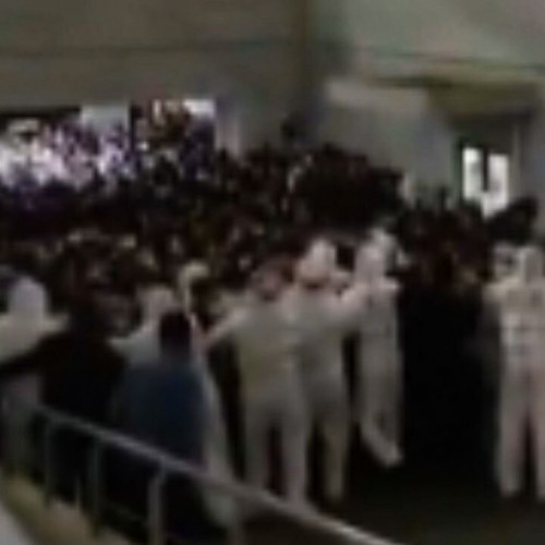 (فیلم) کرونایی شدن چند کارگر باربری در فرودگاه شانگهای چین