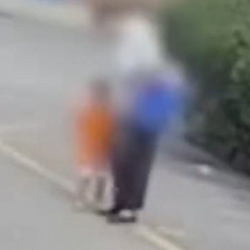 (فیلم) لحظه ربوده شدن کودک سرگردان در خیابان!