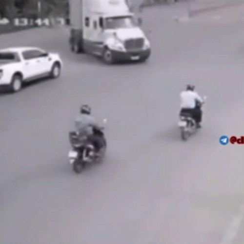 (فیلم) مهارت راننده کامیون در جلوگیری از یک حادثه دلخراش 