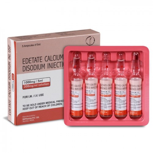 میزان، تاثیرات و مکانیزم اثر ادتات کلسیم دی سدیم