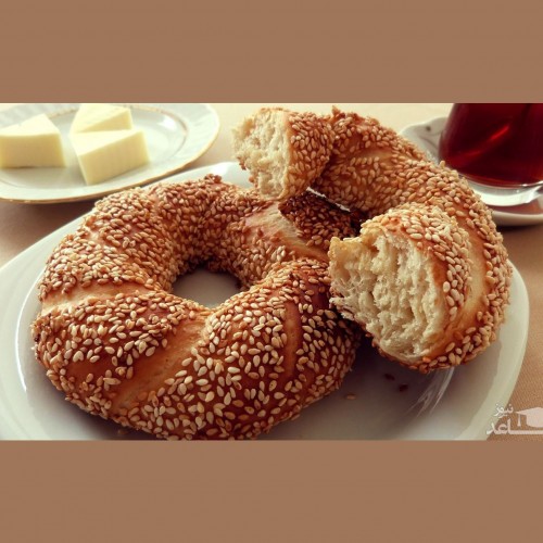 نان سیمیت ترکیه ای چگونه پخته می‌شود؟