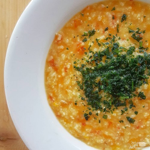 روش تهیه سوپ برنج با هویج و مرغ